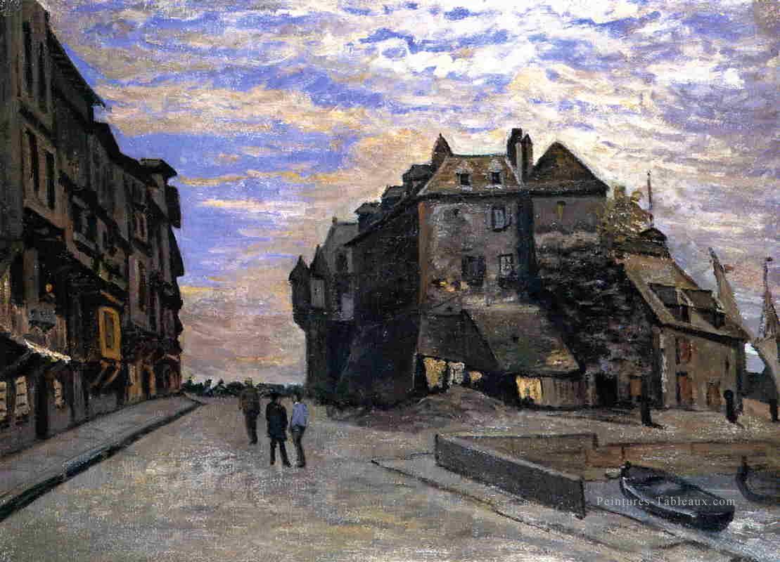 Le Lieutanance à Honfleur Claude Monet Peintures à l'huile